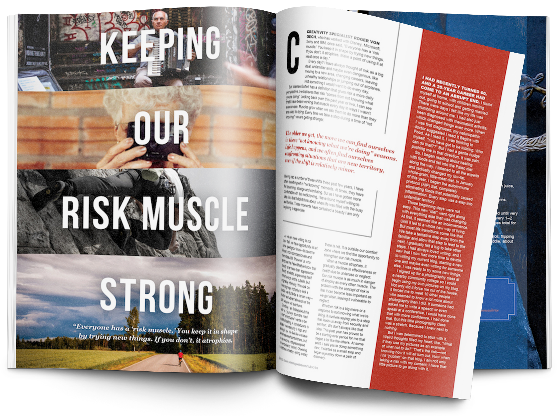 Paleo Magazine-editorial-graphic design services in bend