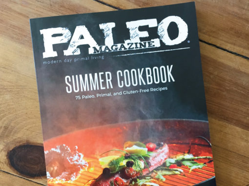 Paleo Magazine Summer Cookbook Design